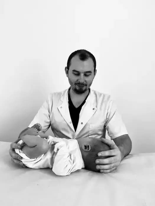 photo de consultation avec un bébé